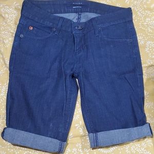 Hudson women's low-rise jean shorts